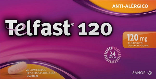Telfast 120, 120 mg x 20 comp rev - Farmácia Saldanha