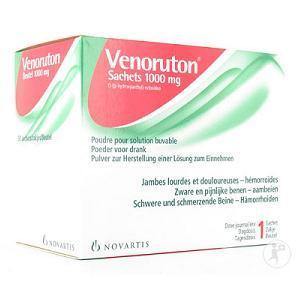 Venoruton (com sabor a laranja), 1000 mg x 30 pó sol oral saq - Farmácia Saldanha