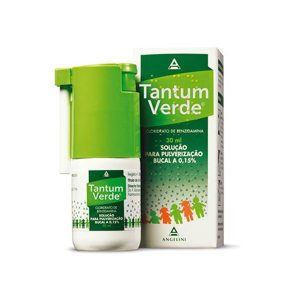 Tantum Verde, 1,5 mg/mL-30mL x 1 sol pulv bucal - Farmácia Saldanha