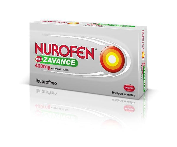 Nurofen Xpress, 400 mg x 20 cáps mole - Farmácia Saldanha