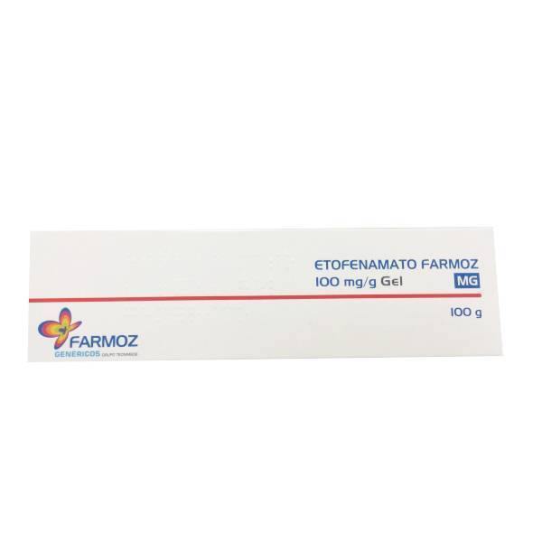 Etofenamato Farmoz MG, 100 mg/g-100 g x 1 gel bisnaga - Farmácia Saldanha