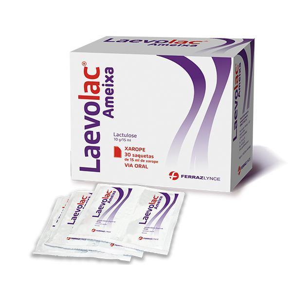Laevolac Ameixa (15 mL), 666,7 mg/mL x 30 xar saq - Farmácia Saldanha