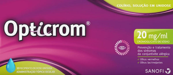 Opticrom, 20 mg/mL-0,3 mL x 20 sol col unidose - Farmácia Saldanha