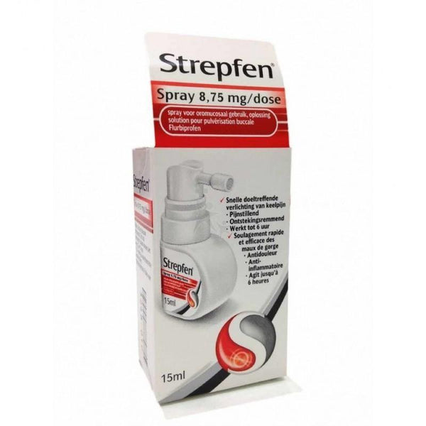 Strepfen Spray, 16,2 mg/mL-15mL x 1 sol pulv bucal - Farmácia Saldanha
