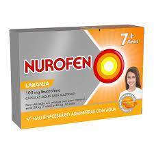 Nurofen, 100 mg x 24 cáps mole p/mastigar - Farmácia Saldanha