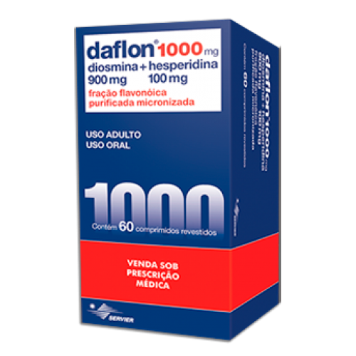 Daflon 1000, 1000 mg x 30 comp rev - Farmácia Saldanha
