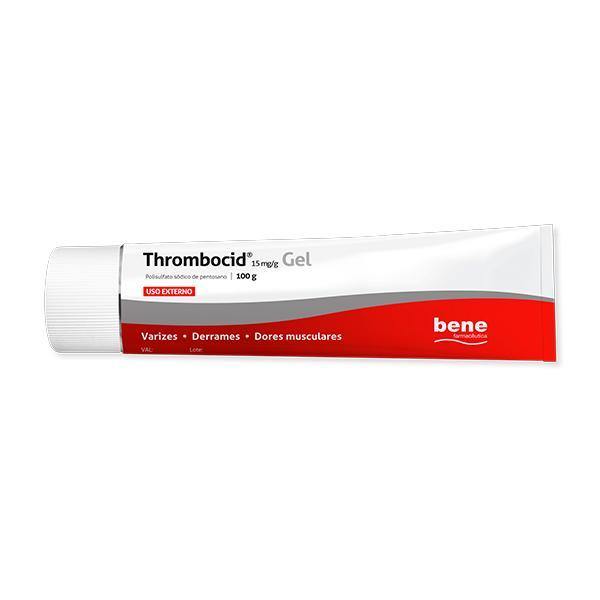 Thrombocid, 15 mg/g-100 g x 1 gel bisnaga - Farmácia Saldanha