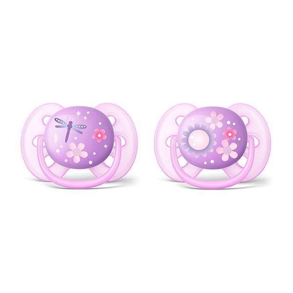 Philips Avent Ult Soft Chup Deco6-18 Girlx2 - Farmácia Saldanha