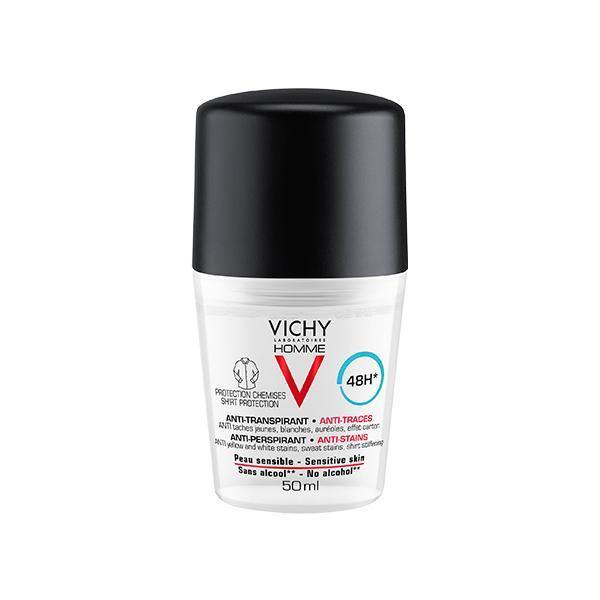 Vichy Homme Deo Roll On Manchas 50ml - Farmácia Saldanha