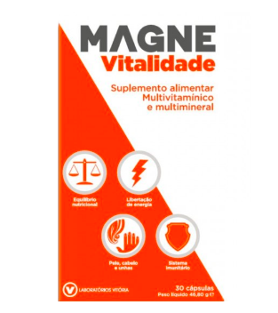 Magnevitalidade Caps X30 cáps(s) - Farmácia Saldanha