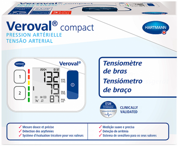 Veroval Compact Tensiometro Braco - Farmácia Saldanha