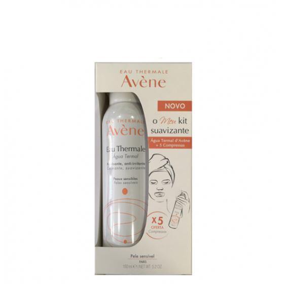 Avène Eau Thermale Spray água termal 150 ml com Oferta de Compressas de rosto 5 Unidade(s) - Farmácia Saldanha