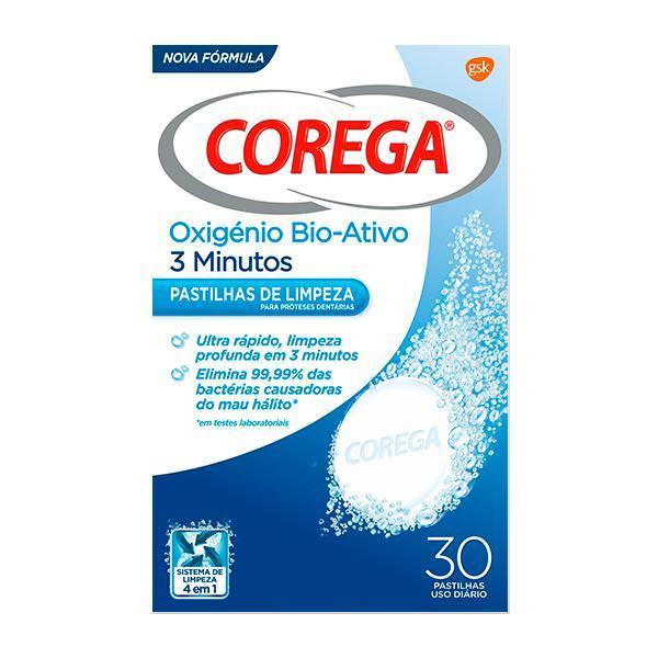 Corega Bio Activo Pst Protese X 30 - Farmácia Saldanha