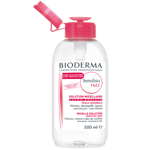Sensibio Bioderma H2O Ag Mic Pump Rev500Ml - Farmácia Saldanha