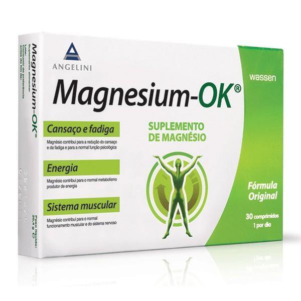 Magnesium Ok Comp X 30 comps - Farmácia Saldanha