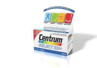Centrum Select50+ Comp Rev X 30 x 30 comps - Farmácia Saldanha