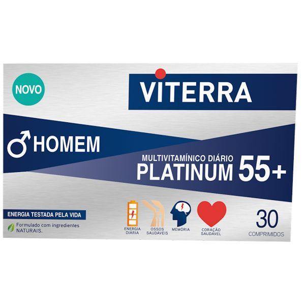 Viterra Homem Platinum 55+ Compx30 comps rev - Farmácia Saldanha