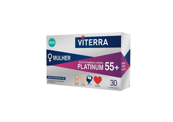 Viterra Mulher Platinum 55+ Compx30 comps - Farmácia Saldanha