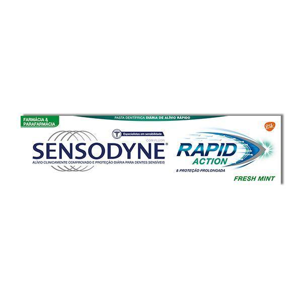 Sensodyne Rapid Pasta Dent Fresh Mint75ml - Farmácia Saldanha
