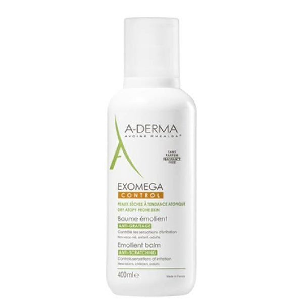A-Derma Exomega Control Bals Emol 400ml - Farmácia Saldanha