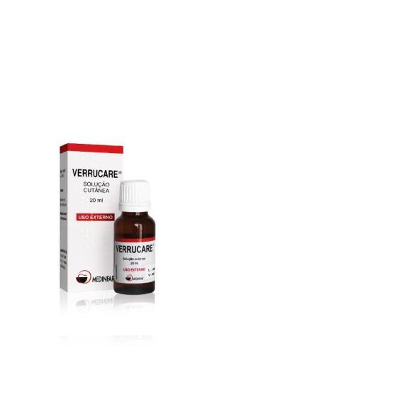 Verrucare , 5 mg/ml + 100 mg/ml Frasco 20 ml Sol cutan - Farmácia Saldanha