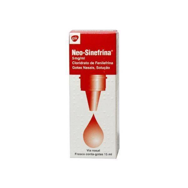 Neo-Sinefrina, 5 mg/mL-15 mL x 1 sol nasal conta-gotas - Farmácia Saldanha